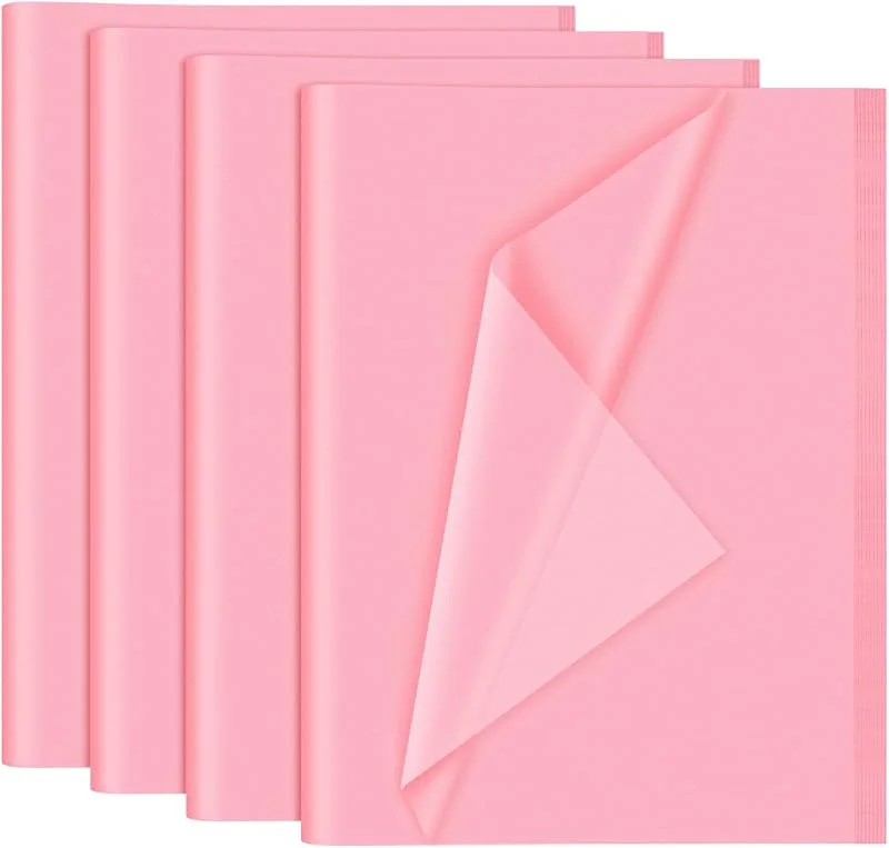 Visita la tienda de NEBURORA NEBURORA 120 Hojas de Papel de Seda Rosa 35 x 50 cm - Envoltura Rosa Caliente a Granel Para Bolsas de Regalo, Embalaje, Cumpleaños y Decoración de Navidad — Envoltorio regalo