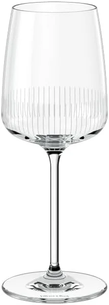 Villeroy & Boch - Afina, set de 4 copas de vino blanco de vidrio de cristal aptas para lavavajillas — Vino y mesa festiva