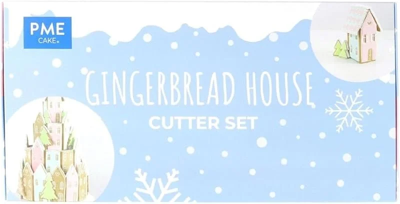 PME Navidad Set de Cortadores de Casitas de Jengibre — Hogar y cocina