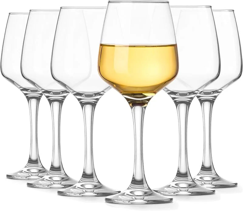 Visita la tienda de Glasmark KROSNO 1992 Glasmark KROSNO 1992 Copas de Vino Blanco 6 Piezas en Vidrio Transparente 270 ml Aptos para Lavavajillas — Vino y mesa festiva