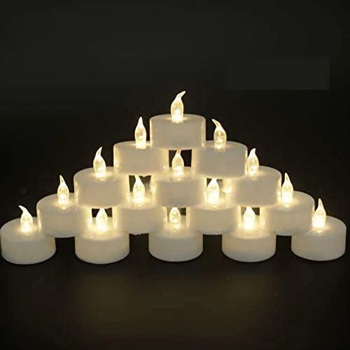 Visita la tienda de OSHINE OSHINE Velas LED Sin Llama 50 Unidades CR2032 Pilas Luz Blanca Cálida — Luces Navidad