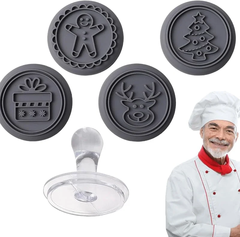 Genérico Sello de Galletas Navidad Antiadherente Reutilizable — Hogar y cocina