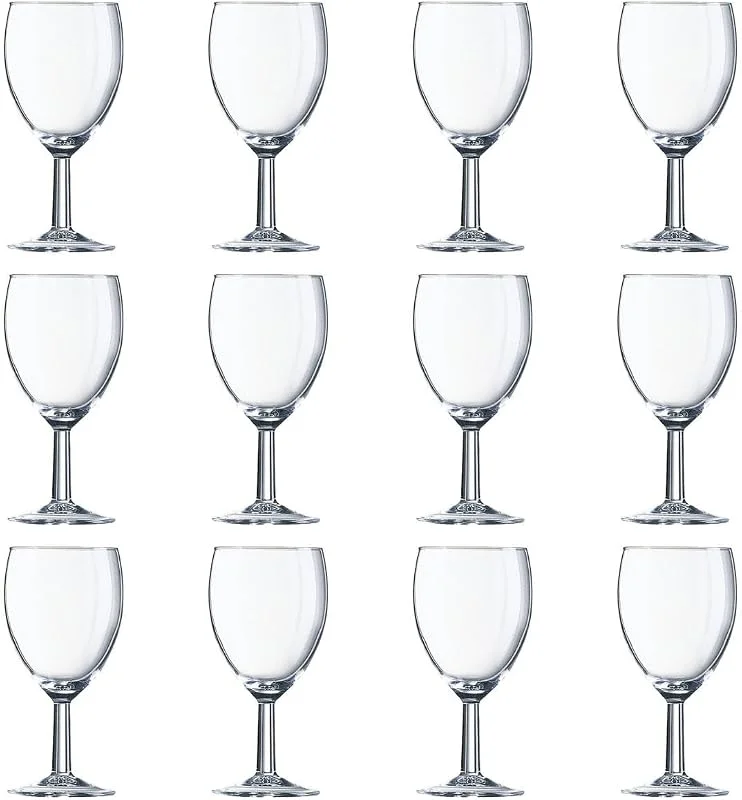 Arcoroc Set de 12 copas de agua Savoie de vidrio 24, 5 cl — Vino y mesa festiva