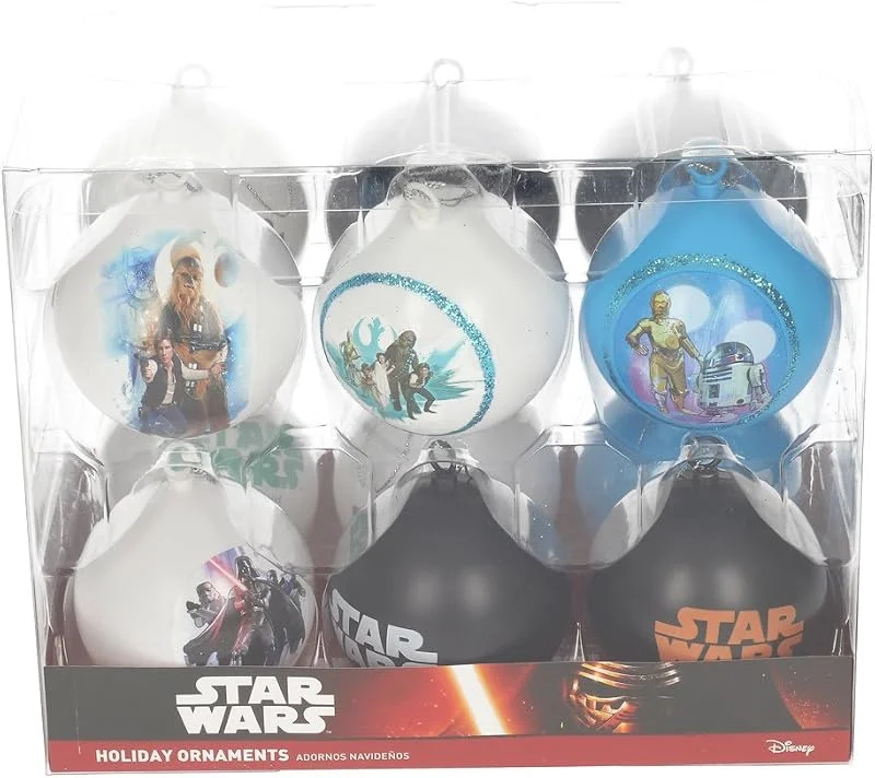 Visita la tienda de Star Wars Star Wars Sdtsdt89743 - Set Bolas de Navidad, Color Blanco — Decoracion Navidad