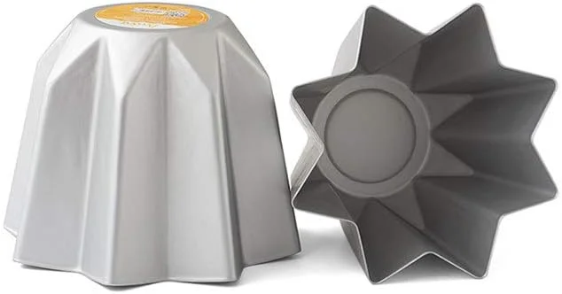 DECORA, 0062687 Molde Profesional Pandoro Ø 19, 5 x 15 cm, Ideal para Hacer un Pandoro de 500g, de Aluminio Anodizado, Sin Puntos de Soldadura, Diseño Profesional — Hogar y cocina