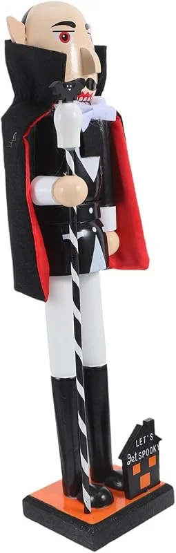 Visita la tienda de ABOOFAN Figura de Cascanueces de Halloween de Madera Negro para Mesa — Decoracion Navidad