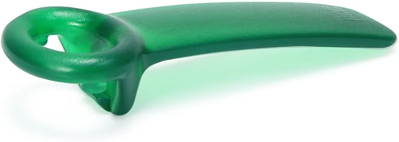 BRIX Abretapas B-2121-G de plástico, color verde transparente — Vino y mesa festiva