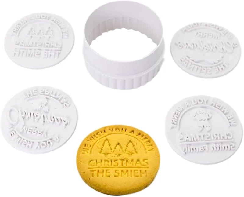 Generic Sello de galletas de Navidad, 4 piezas, molde de hombre de jengibre — Hogar y cocina