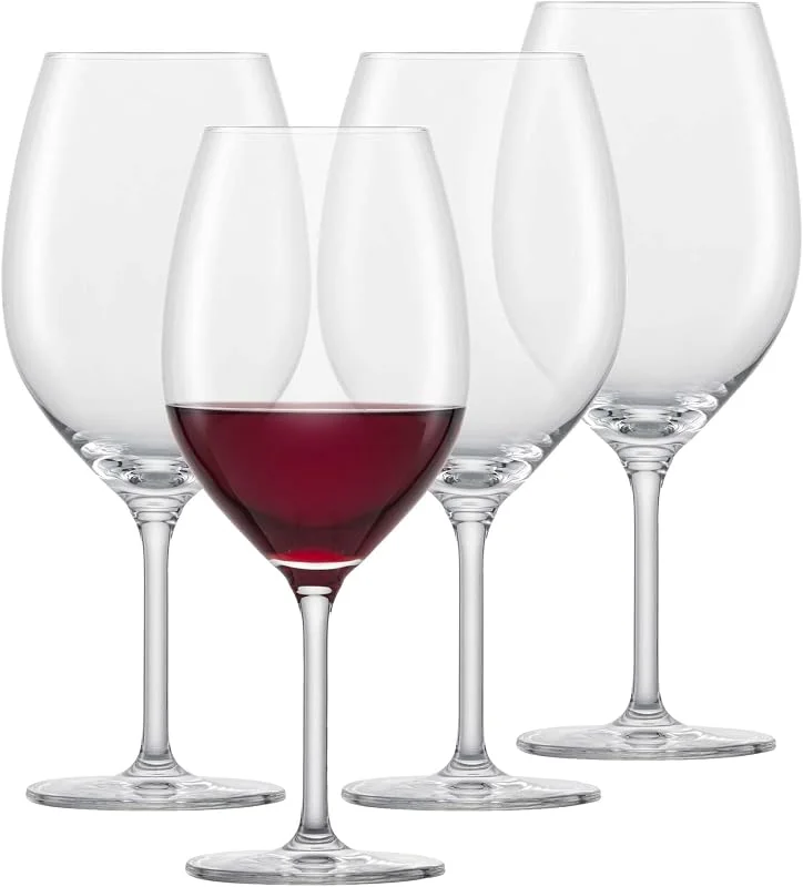 Visita la tienda de Schott Zwiesel SCHOTT ZWIESEL Copas de vino tinto Burdeos For You (set de 4), atemporales copas bordelesas para vino tinto, copas de cristal Tritan aptas para lavavajillas, fabricadas en Alemania (art. nº. 121869) — Vino y mesa festiva