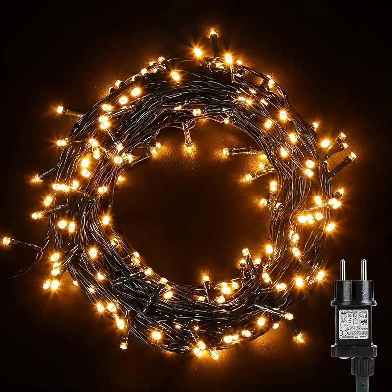 Visita la tienda de Avoalre Avoalre 40M 400LED Luces Navidad Exterior Blanco Cálido Luz Arbol Navidad 8 Modos iP44 Impermeables Luces Decoracion para Exterior Interior Fiesta Boda Jardín Casa — Decoracion Navidad