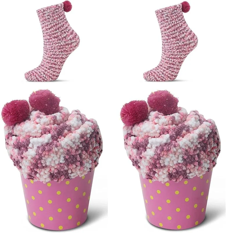 JARSEEN 2, 3 Caja Regalo Navidad Calcetines Dia de san Valentin Super Suaves Cómodos Calentar Mujer DIY — Decoracion Navidad