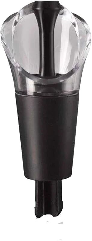 Visita la tienda de Vacuvin Vacuvin Tapón de Vino y Vertedor Antigoteo, Juego de 2 Tapón-Vertedor, Transparante — Vino y mesa festiva
