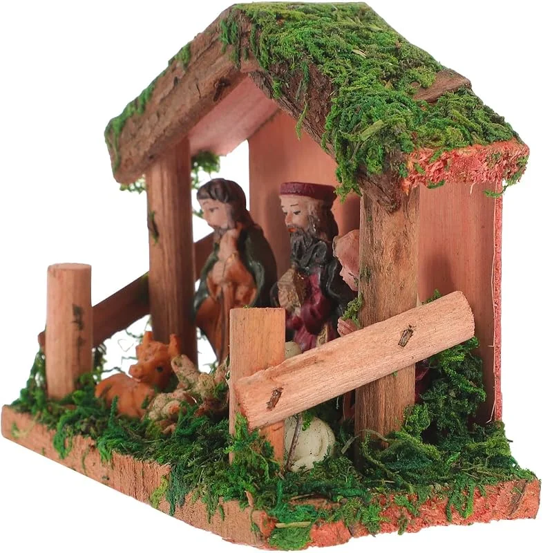 PRETYZOOM Figura del Jesús en Resina para Decoración Navideña — Decoracion Navidad