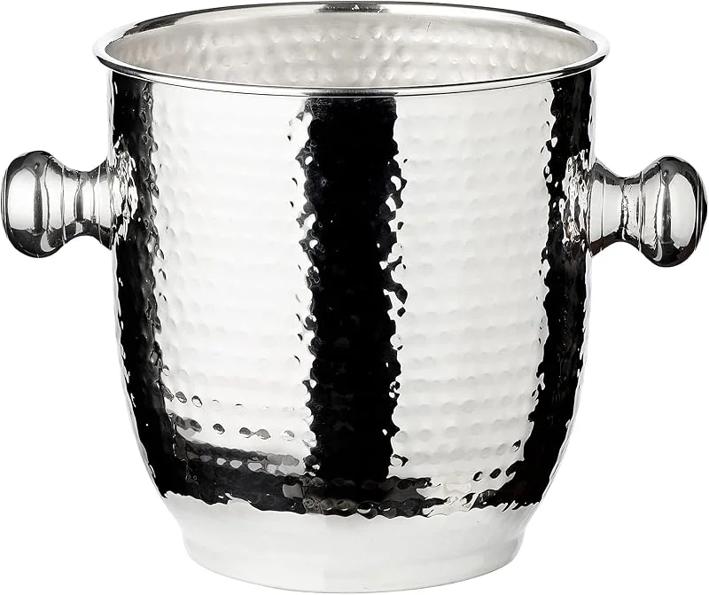 Visita la tienda de EDZARD EDZARD Champanera Alto (H 22 cm, Ø 20 cm), martillada — Vino y mesa festiva