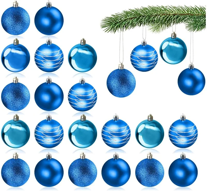 Visita la tienda de com-four COM-FOUR® 20x Bolas de Navidad-Bolas para árboles de Navidad irrompibles — Decoracion Navidad