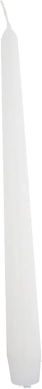 Papstar 17966 50 - Velas (diámetro 2, 2 x 25 cm), Blanco, paquete de 50 — Cena a la luz de velas