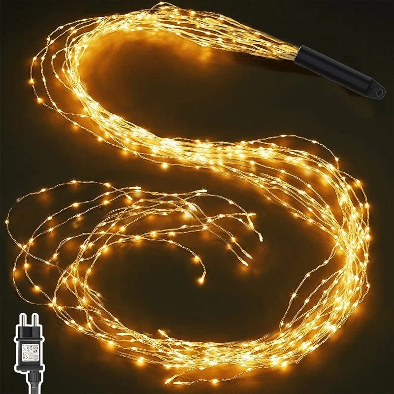 Visita la tienda de Joycome Joycome Luces Árbol Navidad 2M 200 LED Luzes Cascada con Enchufe — Luces Navidad