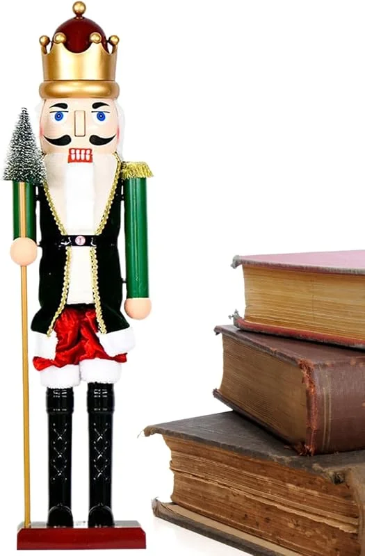 Generisch Figuras de Cascanueces de Navidad Luminoso Musical Centro de Mesa — Decoracion Navidad