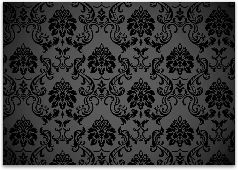 younikat 100 Manteles Individuales de Papel Negro, A3, 29, 7 x 42 cm - dv008 — Hogar y cocina