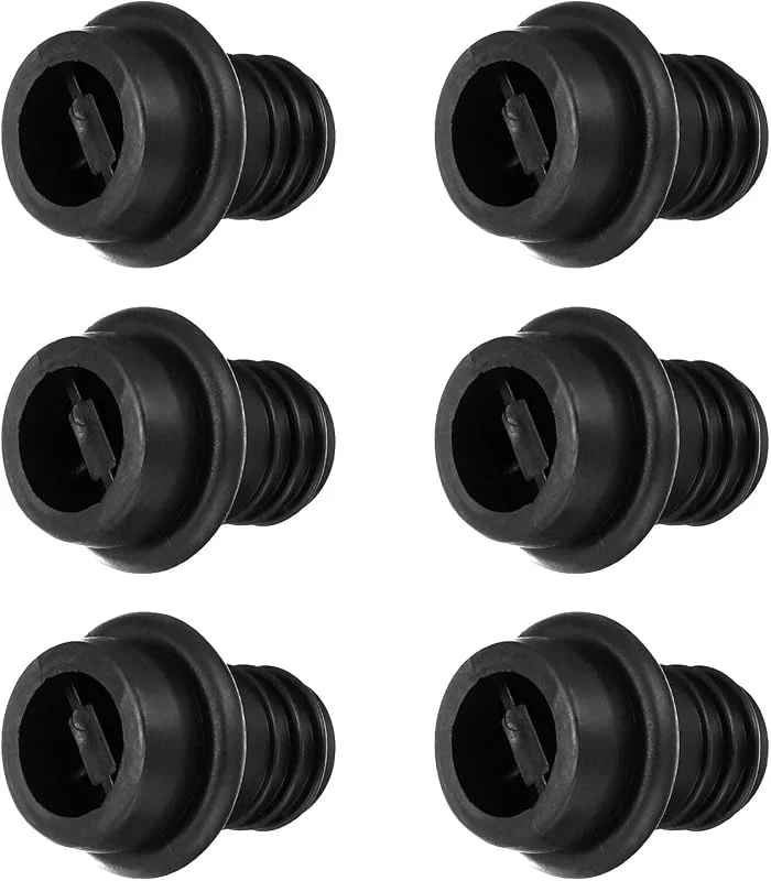 uxcell 6 tapones para botellas de vino, tapones de vacío para bomba de vino, tapón de botella de vino, protector de vino de silicona, tapones de sellado reutilizables para botellas de vino — Vino y mesa festiva