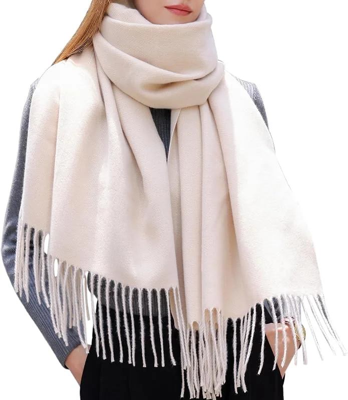 Enwokran Cachemira Súper Suave para Mujer Bufandas Reversibles Cálidas Acogedoras Múltiples Colores Gran Tamaño Usar Como Chal Envolver Cubrir para Otoño e Invierno para Bodas Regalos — Ropa Navidad