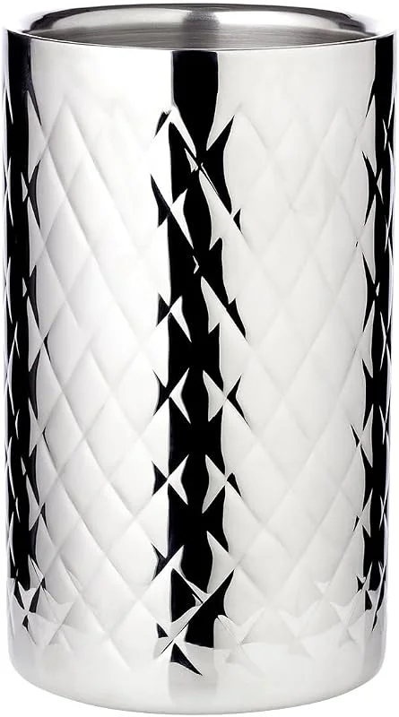 Visita la tienda de EDZARD EDZARD Enfriador de vino Nebraska (H 20 cm, Ø 12 cm), decorada — Vino y mesa festiva