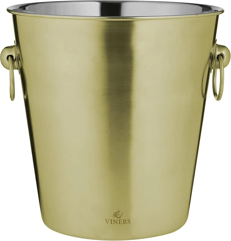 Viners Barware - Cubo dorado para champán (4 L) — Vino y mesa festiva