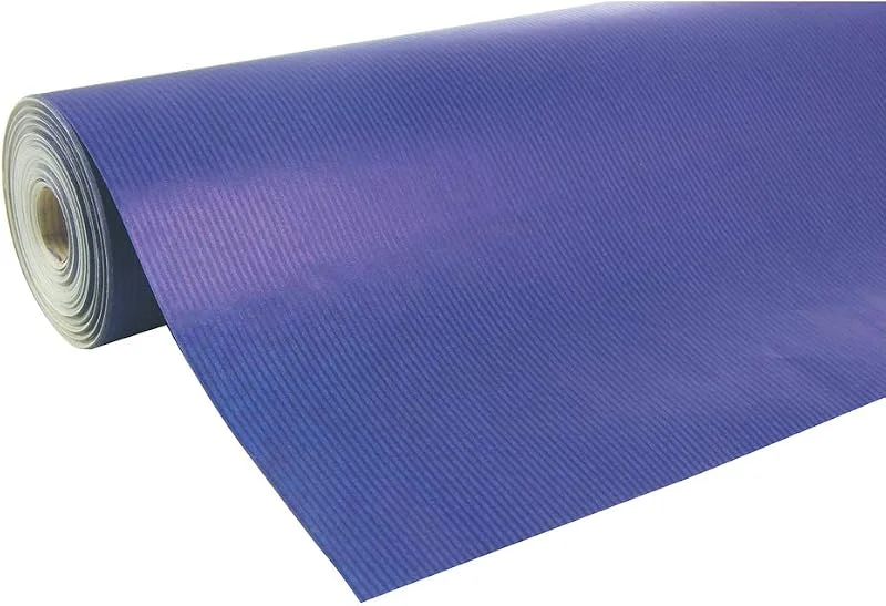 Clairefontaine – 5075 – Rodillo Kraft verjurado – 50 x 0, 70 M, color Bleu France — Envoltorio regalo
