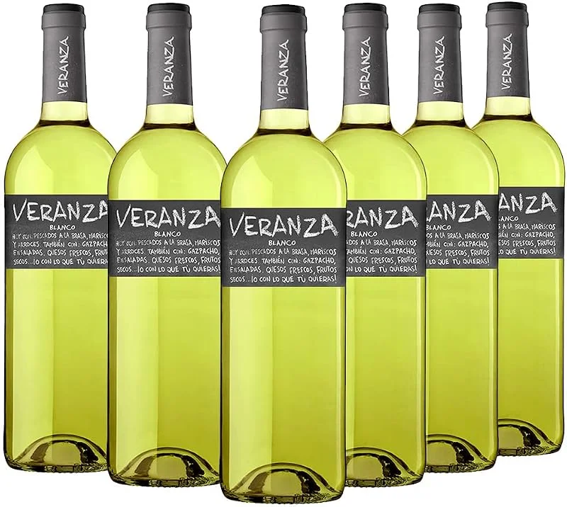 Veranza - Vino Blanco - Pack 6 botellas 75cl — Vino y mesa festiva