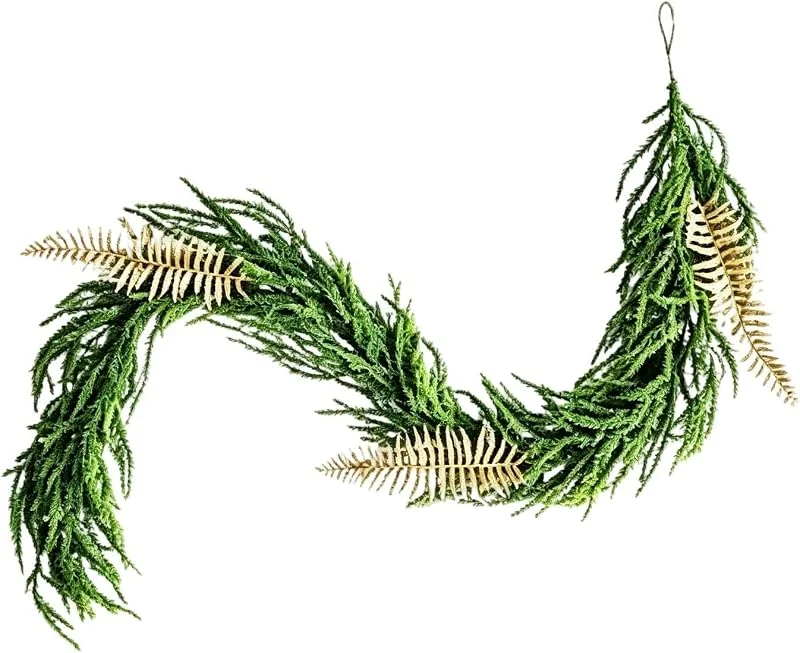 Generisch Guirnalda de ramas de abeto artificial de 1, 5 m con aspecto natural — Decoracion Navidad