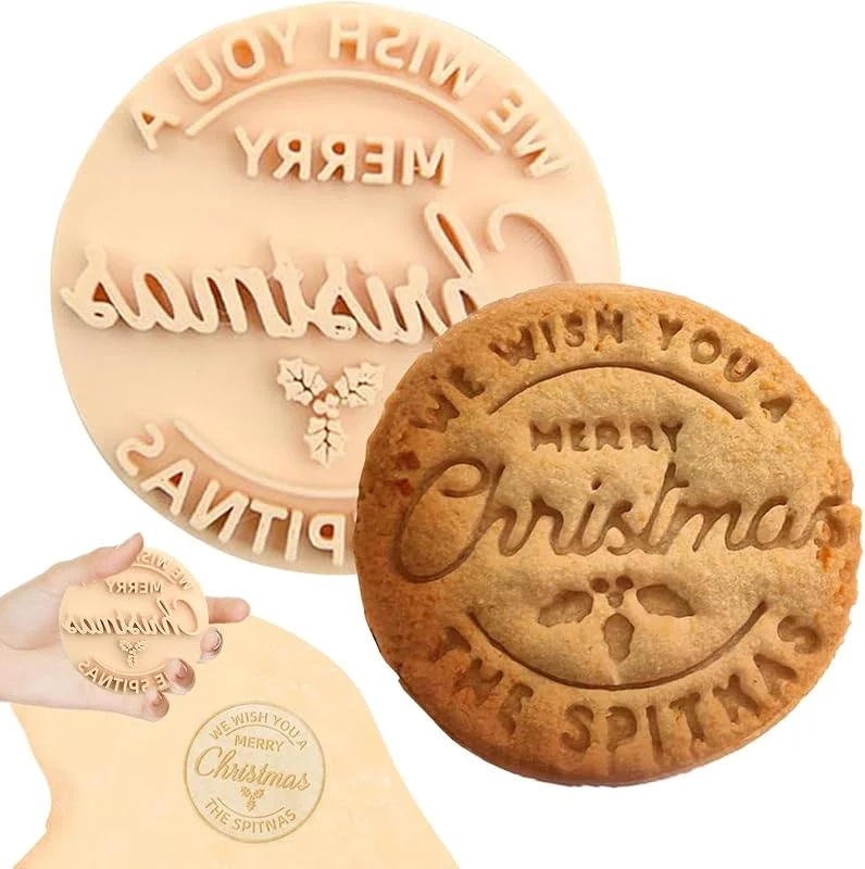 Generic Sellos de galletas de Navidad, herramientas de prensa de fondant — Hogar y cocina