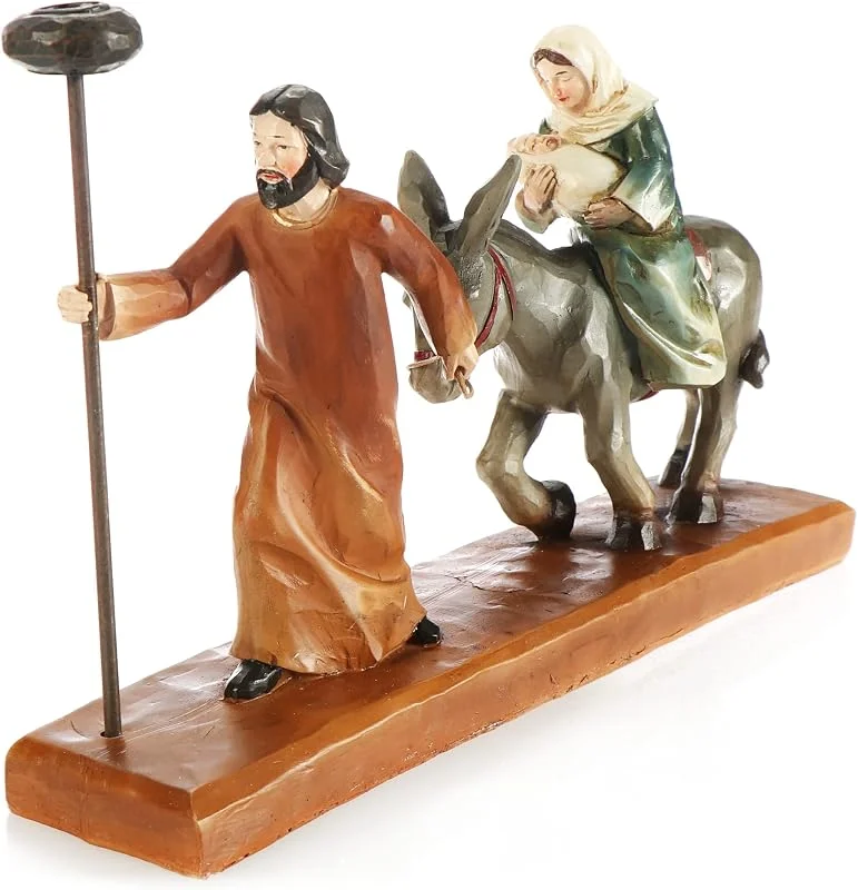 Visita la tienda de com-four com-four® belén con portavelas, Adornos navideños Cristianos — Decoracion Navidad