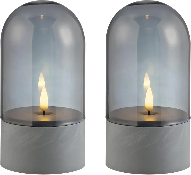 Visita la tienda de Brilliant Juego de 2 velas LED Ilusión lámparas de mesa, blanco cálido 2500 K, a — Cena a la luz de velas