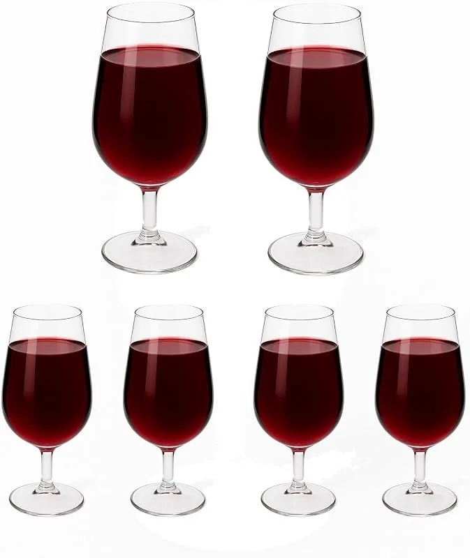 TWO TIGERS Pack 6 Copas Catavino Alessandro 155ml. 5, 8x15, 5 cm. Catavinos, Copa de Cristal Ideal para Hostelería, Bares, Restaurantes, Cafeterías, Bodegas, Hoteles, Fiestas (Alessandro) — Vino y mesa festiva