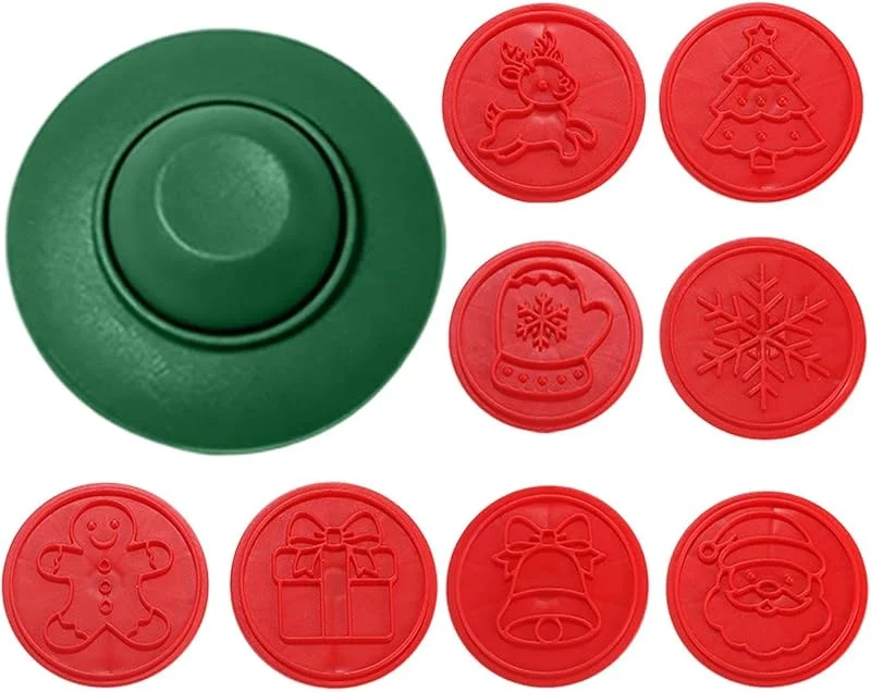 Genérico Sellos para Galletas Navideñas 6 Piezas Molde Prensa Antiadherente de — Hogar y cocina