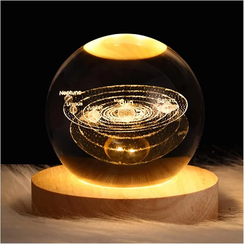 Amoyeric Lámpara de mesa creativa LED para decoración del hogar, lámpara de mesa, lámpara de luna creativa, luz única para el hogar, Navidad, fiesta de cumpleaños, regalo para niños, decoración de sueño — Cena a la luz de velas