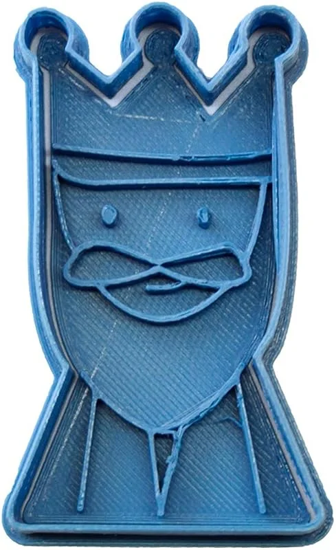 Visita la tienda de Cuticuter Cuticuter Navidad Melchor Cortador de Galletas, Plástico, Azul, 8x7x1.5 cm — Hogar y cocina