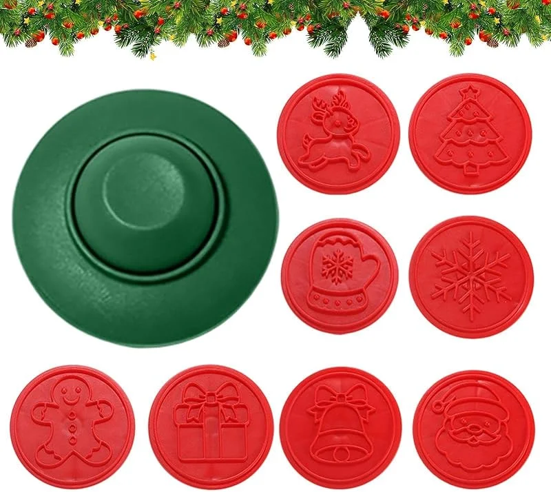 Generisch Sello de galletas de Navidad, antiadherente, herramienta para hornear — Hogar y cocina