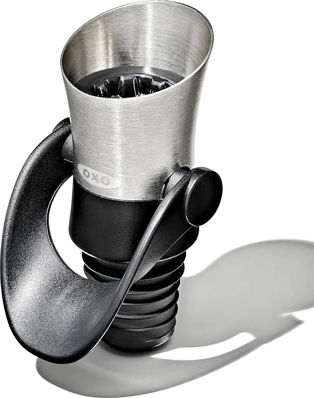 Visita la tienda de OXO OXO Good Grips – Cierre Acero Inoxidable Botella de Vino y decantador — Vino y mesa festiva