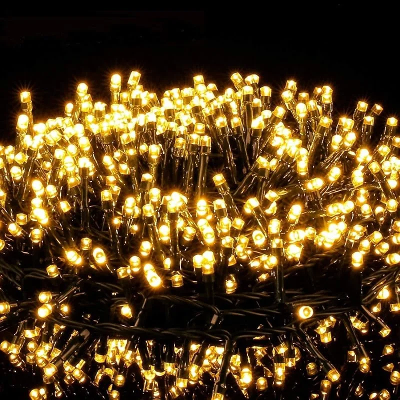Visita la tienda de Avoalre Avoalre Luces Navidad Exterior 50M 2000LED, Luz Arbol Navidad 8 Modos iP44 Impermeables Luces Decoracion para Exterior Interior Fiesta Boda Jardín Casa, Blanco Cálido — Decoracion Navidad