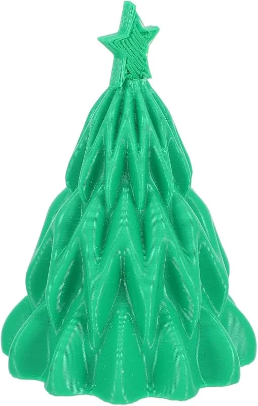 PRETYZOOM Árbol de Navidad LED 3D Mini de Plástico Caja de Pilas — Decoracion Navidad