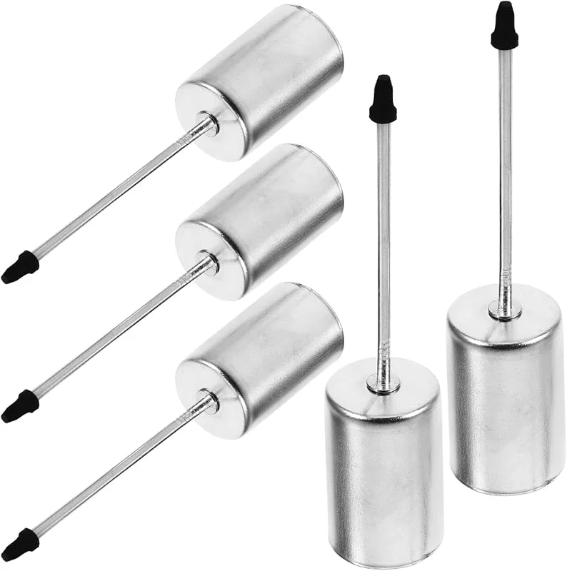 Veemoon Portavelas de Navidad, portavelas cónicos con pincho, 5 unidades, base de metal resistente para decoración de flores de jardín de Navidad — Adviento y mesa