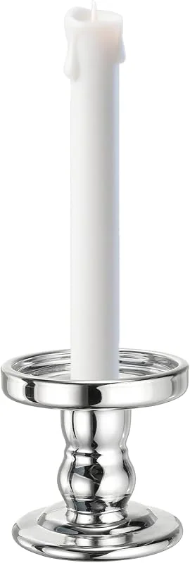 Visita la tienda de sourcing map sourcing map Portavelas de 8, 5 cm para velas cónicas, columnas — Cena a la luz de velas